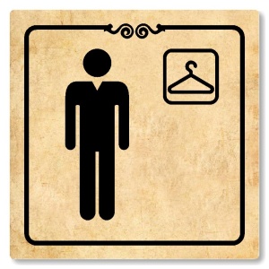 Šatna muži, 118x118mm, pergamen, Texas